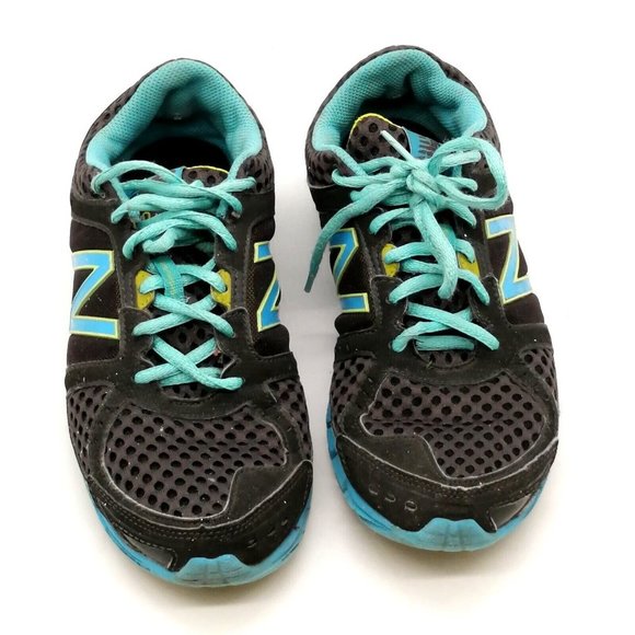 New Balance Womens Sneakers Running 750 v1 Black‎ Blue Lace Up Round Toe 6.5 - Picture 4 of 10